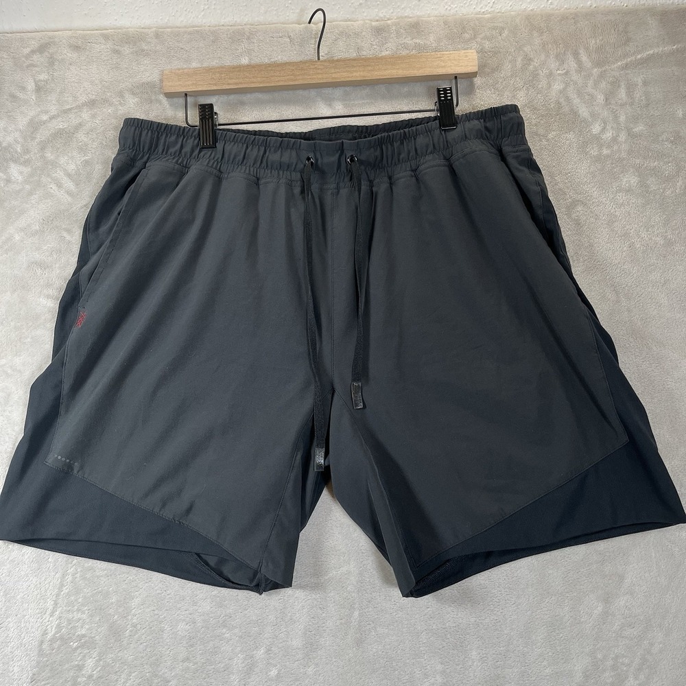 Rhone Shorts Men's Size‎ XL Black Lined 8" Inseam